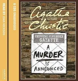A Murder is Announced. Ein Mord wird angekündigt, 6 Audio-CDs, englische Version, 6 Audio-CDs byChristie, Agatha; Olcsóbb