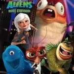 "Monsters vs Aliens", Movie Storybook, Film Tie-in Alacsony ár