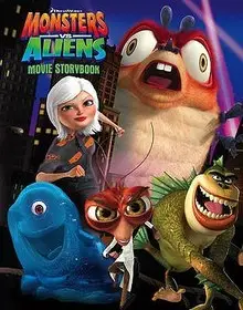 "Monsters vs Aliens", Movie Storybook, Film Tie-in Alacsony ár