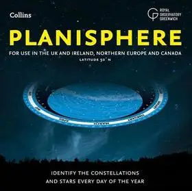 Vásárlói kedvenc PLANISPHERE: Latitude 50°N – for use in the UK and Ireland, Northern Europe, Northern USA and Canada byRoyal Observatory Greenwich, ;