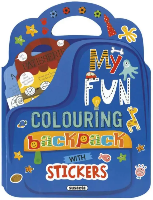 My fun colouring backpack - Boys Prémium