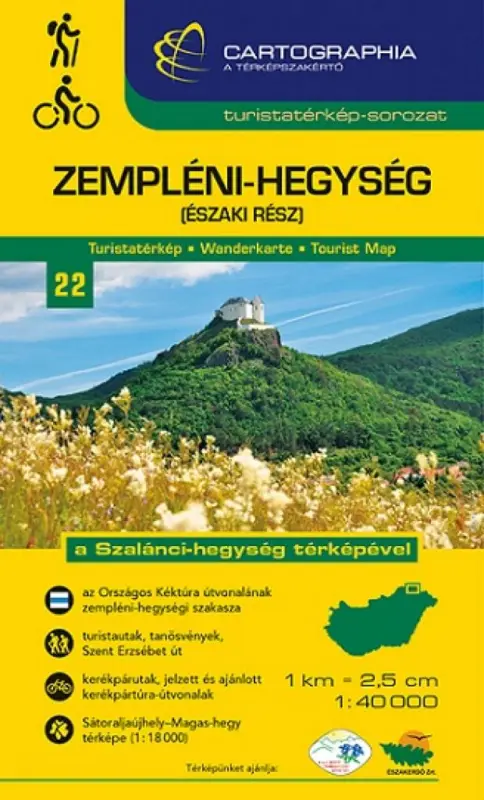Akciós ár Zemplén-hegység (északi rész) turistatérkép