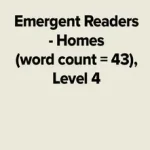 Emergent Readers - Homes (word count = 43), Level 4 byMcGraw Hill, N/A; Akció