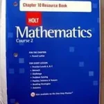 Végkiárusítás Chap Res Bk 10 W/ANS Holt Math CS 2 2007 byHolt Rinehart & Winston;