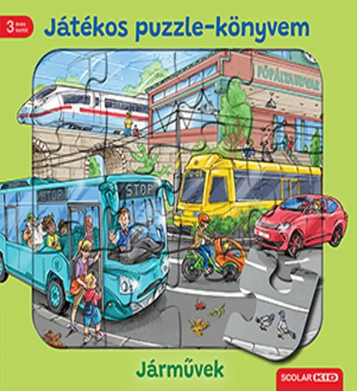 Játékos puzzle-könyvem: Járművek Biztonságos vásárlás