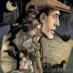 Azonnali szállítás Sherlock Holmes nyomoz (szépia, nagyalakú)